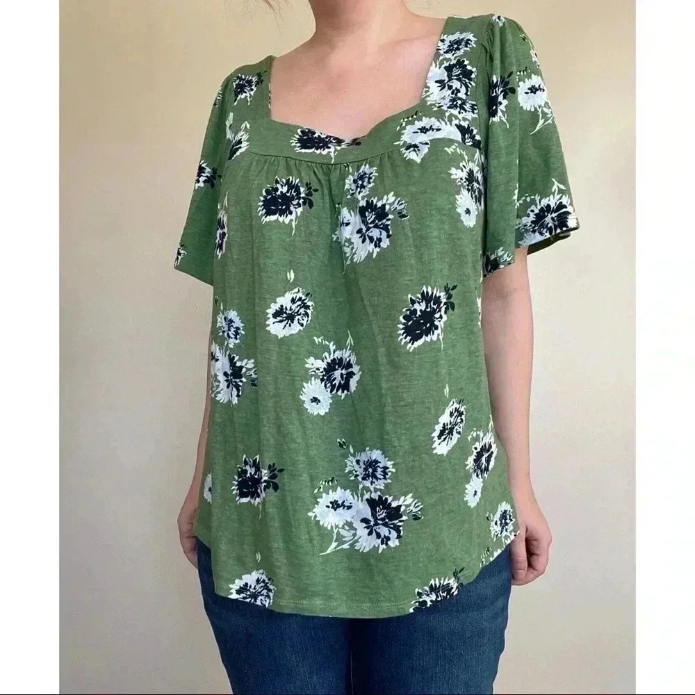 Lucky Brand Floral Blouse